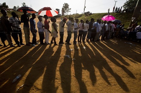 Uganda’s long-time leader takes lead in provisional results