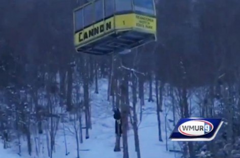 48 people rescued from stuck tram cars at ski resort