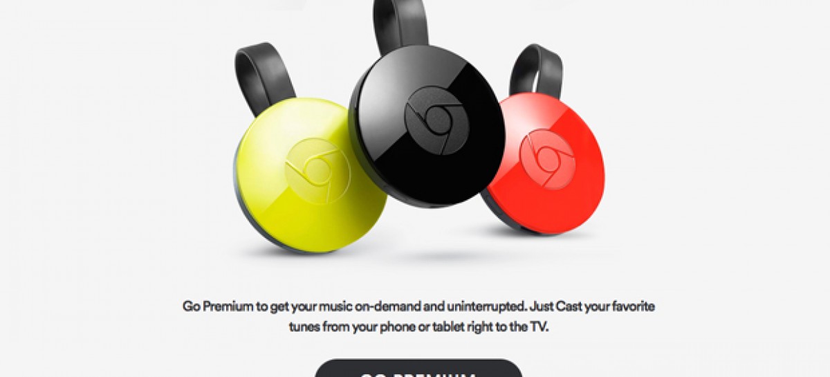 Get a free Chromecast when you sign up for Spotify Premium