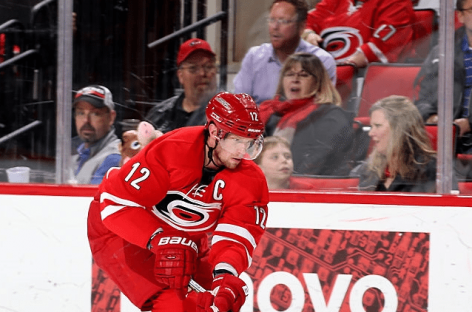 Hurricanes trade captain Eric Staal to New York Rangers