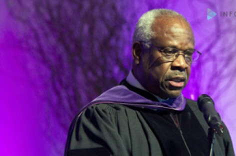 Justice Thomas asks questions in court, 1st time in 10 years