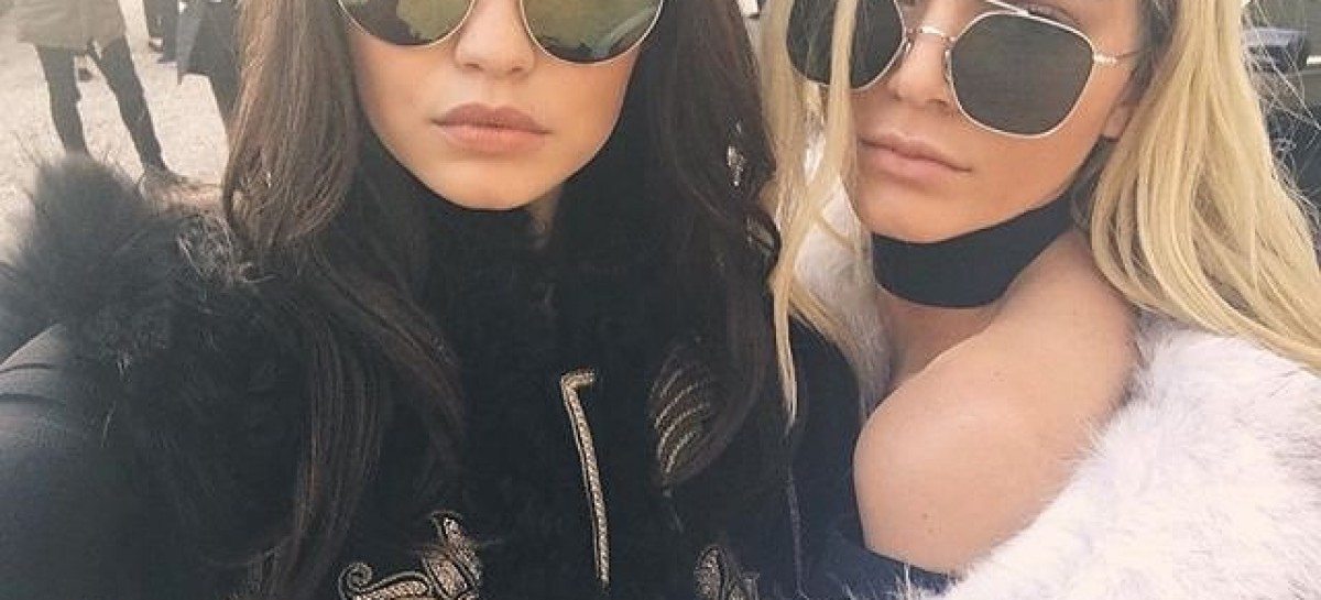 Kendall And Gigi Swap Hair Colour On The Runway At Balmain