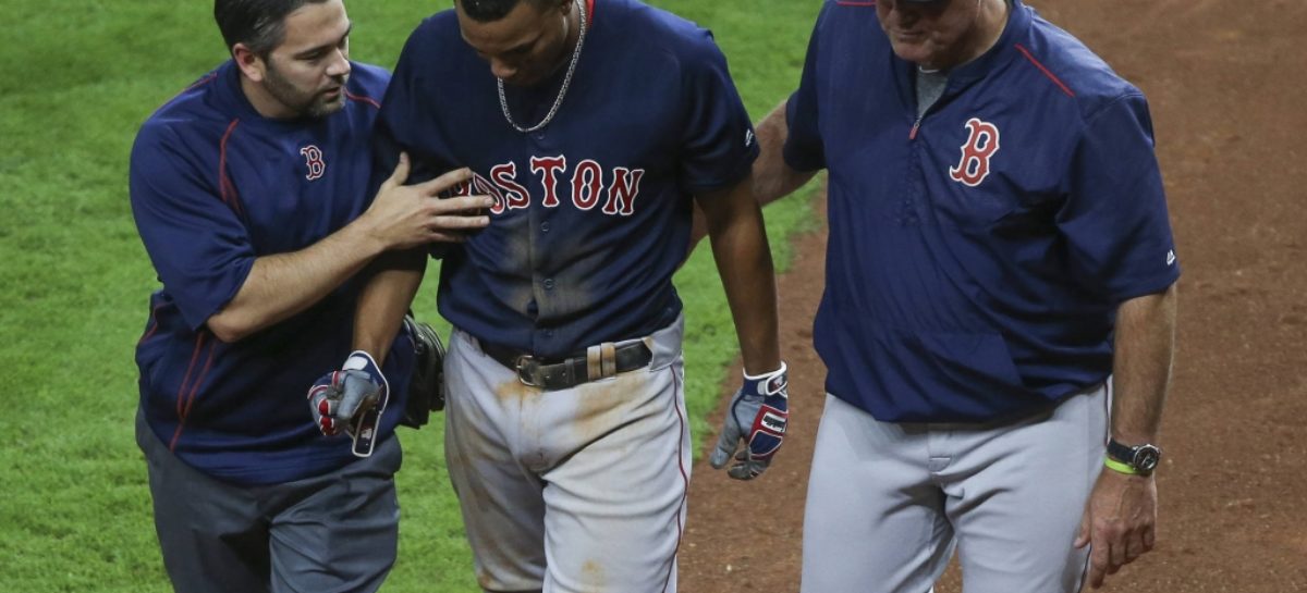 Bradley, Bosox win in 12 vs Astros after Kimbrel blows save