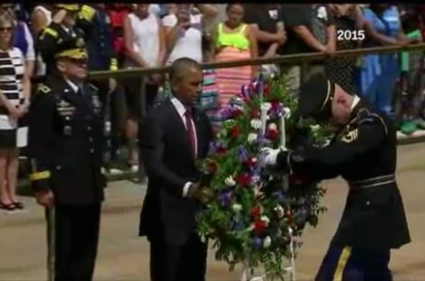 Obama marks Memorial Day at Arlington National Cemetery