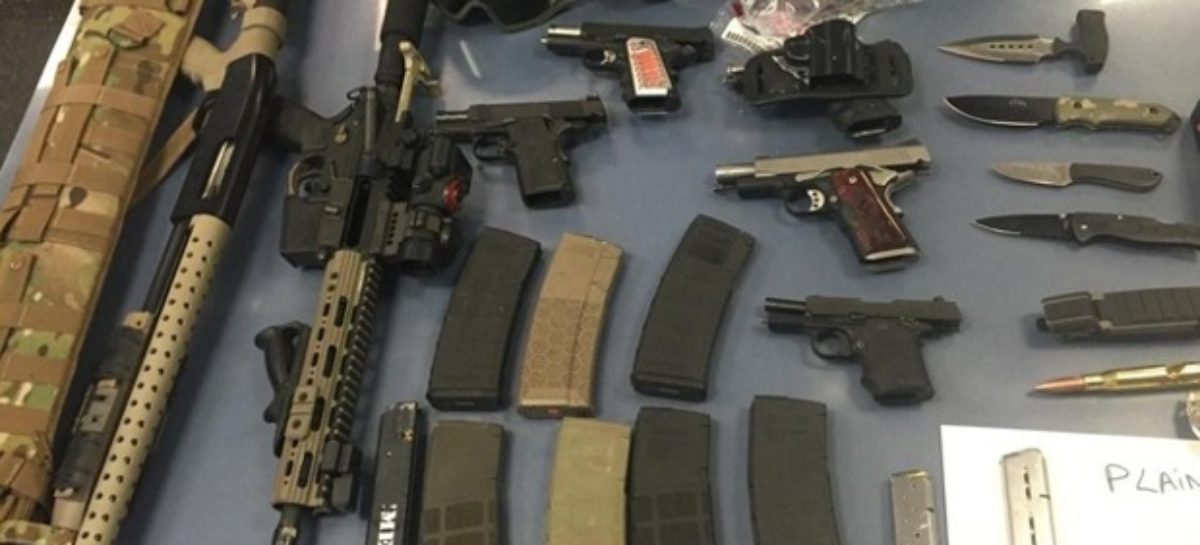 Vehicle with multiple guns stopped en route to New York City