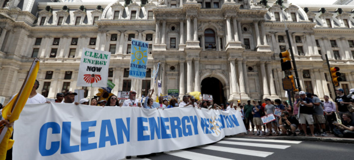 Heat wave not deterring marchers ahead of DNC