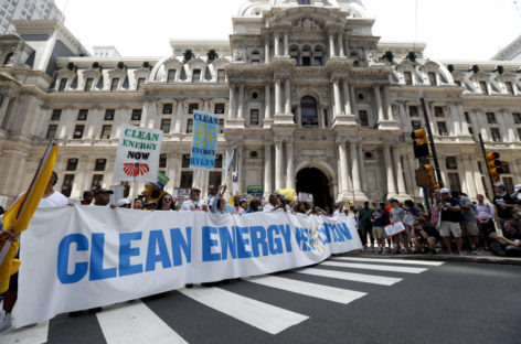 Heat wave not deterring marchers ahead of DNC