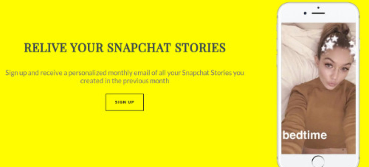 Snapchat Introduces New Feature to Remind You That It Actually Saves Everything