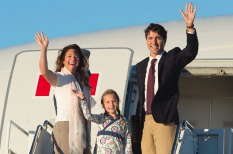 Prime Minister Justin Trudeau leaves for first official visit to China