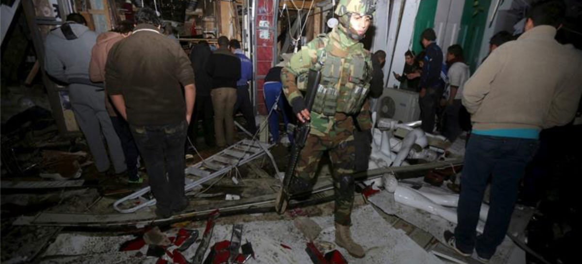 Twin auto bombing kills 35 at Baghdad shopping mall