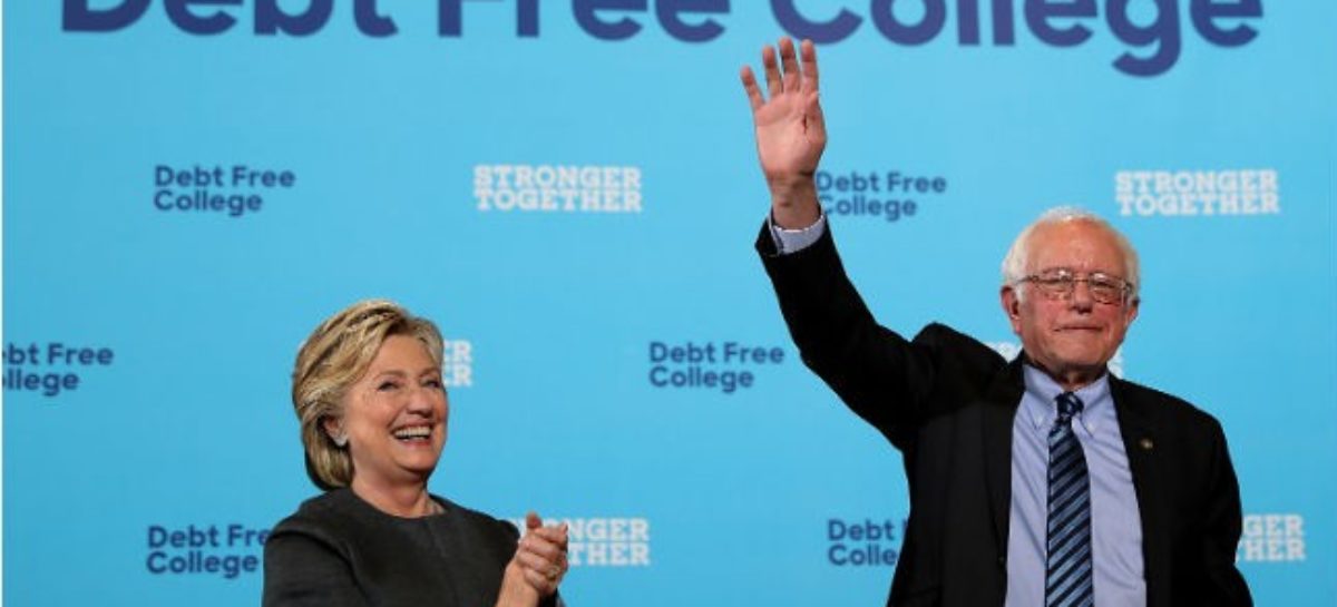 Clinton and Sanders sell young voters eying third-parties