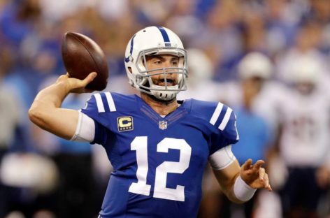 Luck, Hilton hook up to rally Colts past Chargers 26-22