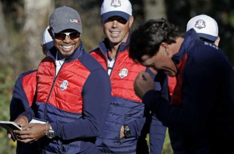 Ryder Cup fan up to challenge, drains putt that European pros missed