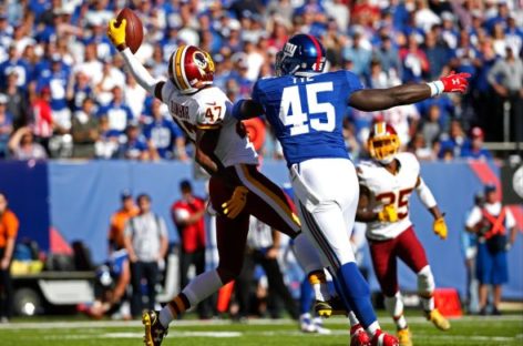 Under-fire Cousins helps Redskins beat Giants for first win