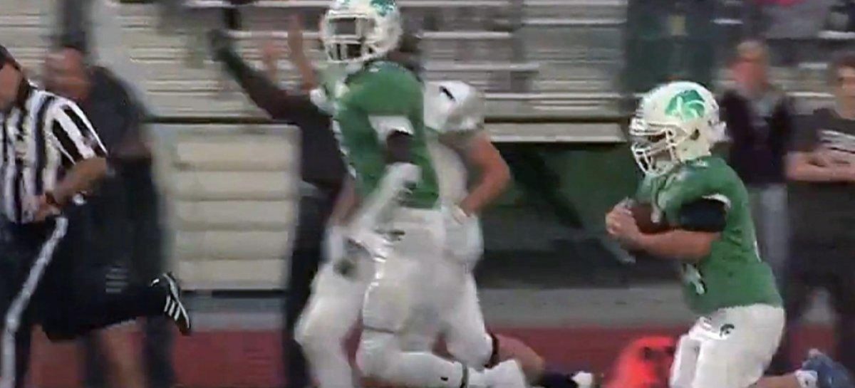 Water boy with Down syndrome scores a touchdown for mom