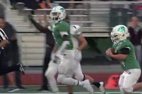 Water boy with Down syndrome scores a touchdown for mom