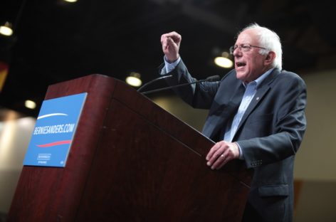 Bernie Sanders stumps for ex-rival, as she stumbles with younger voters