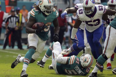 Ajayi rushes for 214 yards to help Miami beat Bills 28-25