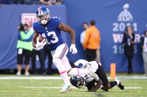 Beckham’s career day, late 66-yard TD lead Giants