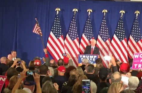 GOP vice presidential candidate Mike Pence holds rally at Ashland University