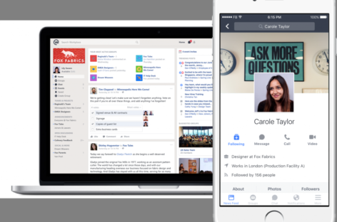 Facebook launches Workplace, a business version of Facebook