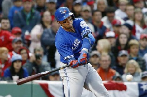 Jays nip Red Sox, forge tie for WC lead