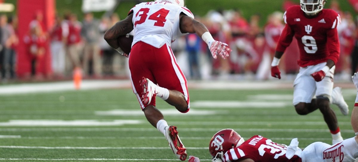 No. 10 Nebraska hangs on for 27-22 victory at Indiana