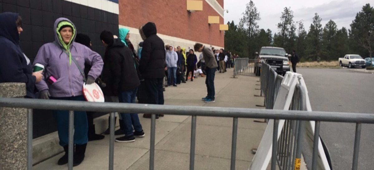 Shoppers out looking for deals on Black Friday