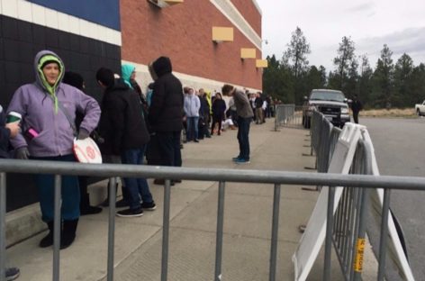 Shoppers out looking for deals on Black Friday