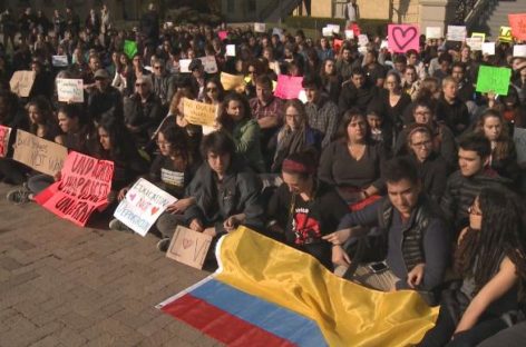 College students protest Trump deportation plans