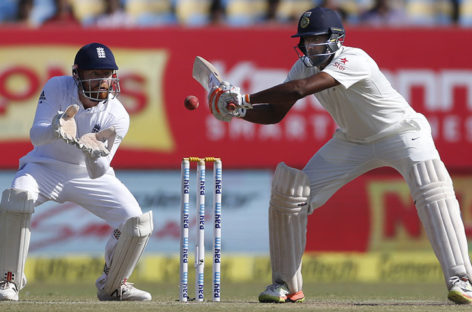 England’s Haseeb Hameed hits half-century on debut