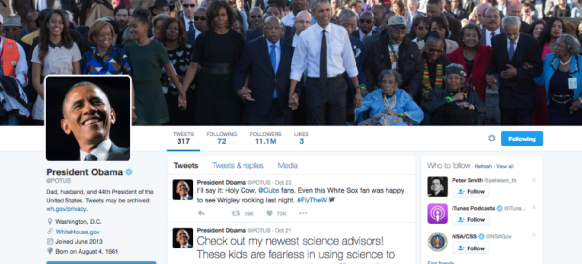 Obama to hand over social media accounts to new president