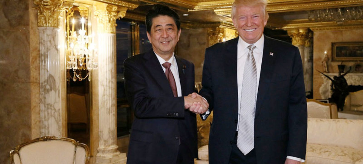 Japan’s leader Abe heads to New York to meet Trump