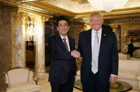 Japan’s leader Abe heads to New York to meet Trump