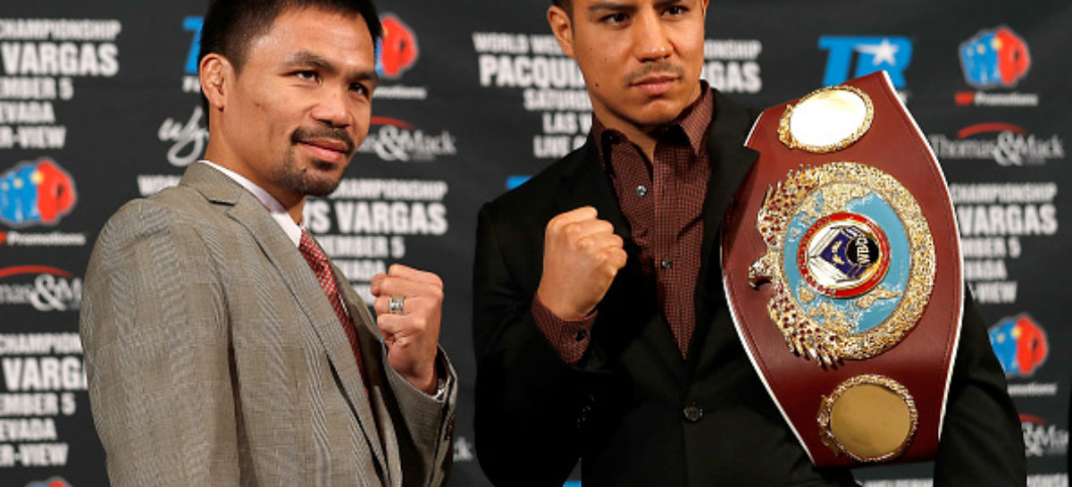 Jessie Vargas vs Manny Pacquiao