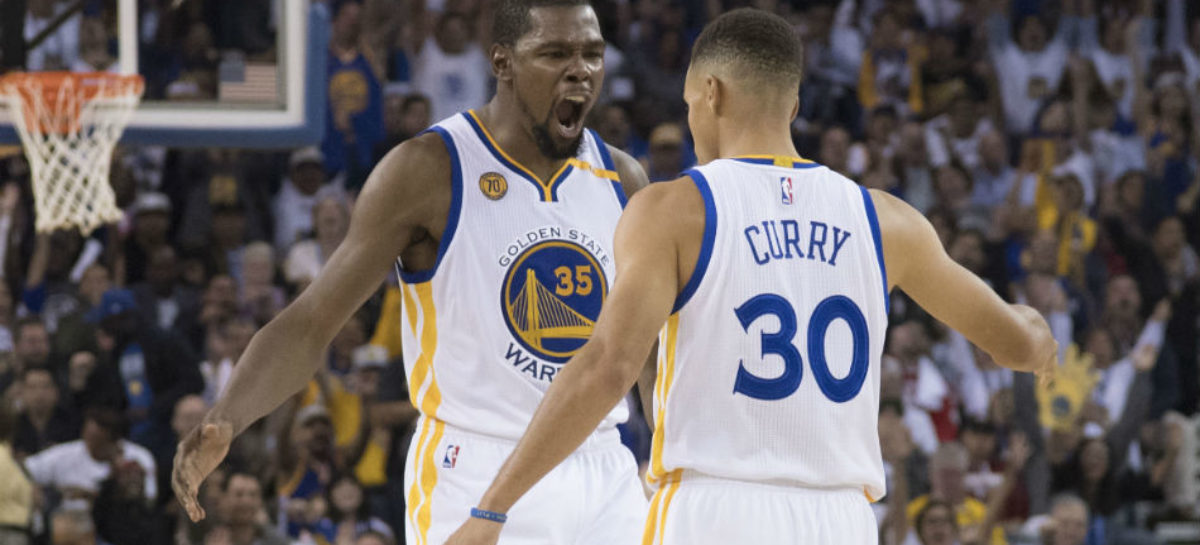 Warriors Durant, Thompson hold off Pelicans