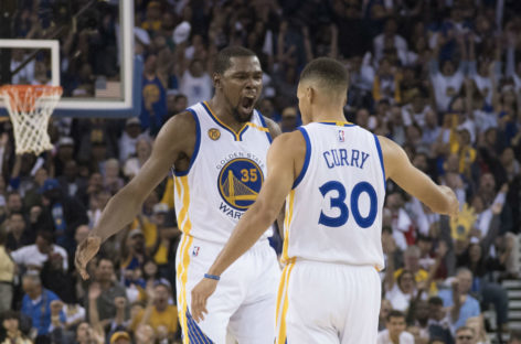 Warriors Durant, Thompson hold off Pelicans