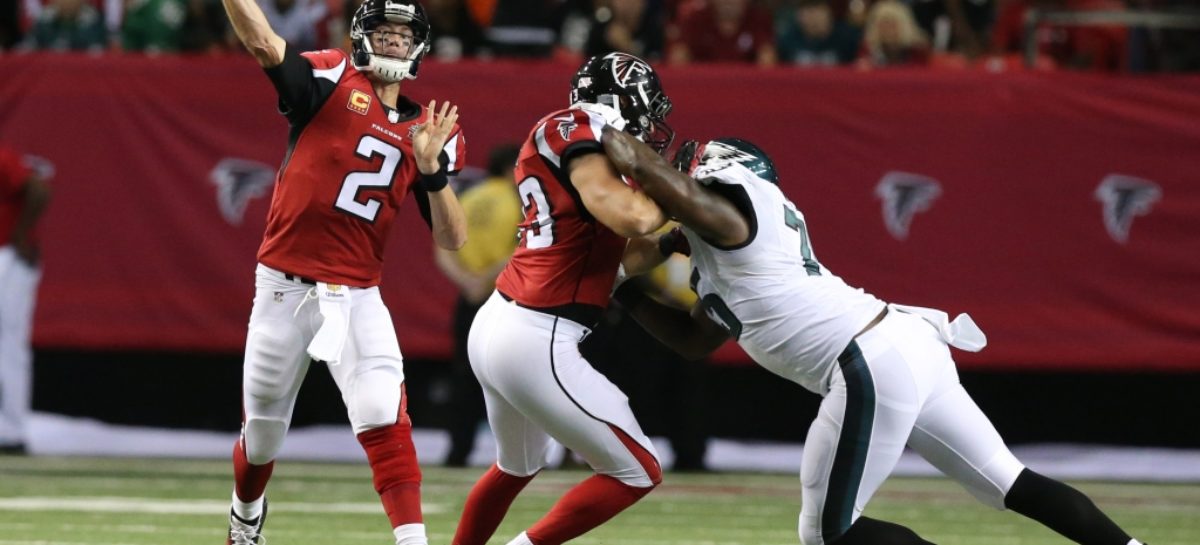 Falcons missing 3 starters for Sunday’s game at Eagles