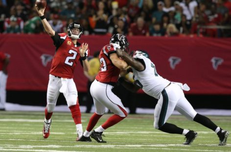 Falcons missing 3 starters for Sunday’s game at Eagles