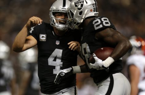 Raiders run past Broncos 30-20 for AFC West lead