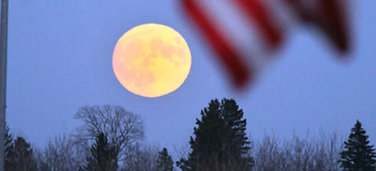 Brightest supermoon since 1948 fills the sky