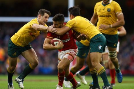 Wallabies overwhelm Wales 32-8 to begin grand slam tour