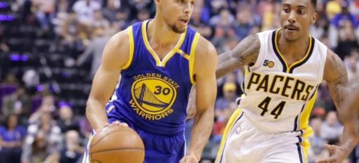 Thompson’s splashy scoring leads Warriors past Pacers 120-83