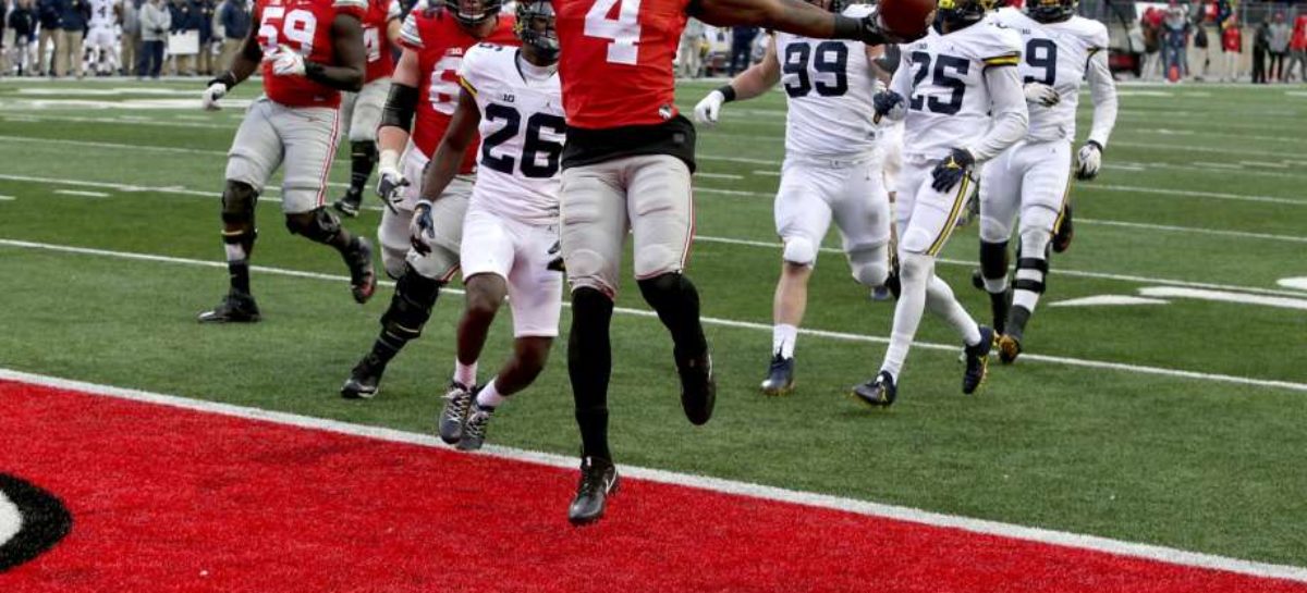 With playoff spots at stake, Ohio St beats Michigan in 2OT