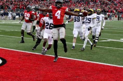 With playoff spots at stake, Ohio St beats Michigan in 2OT