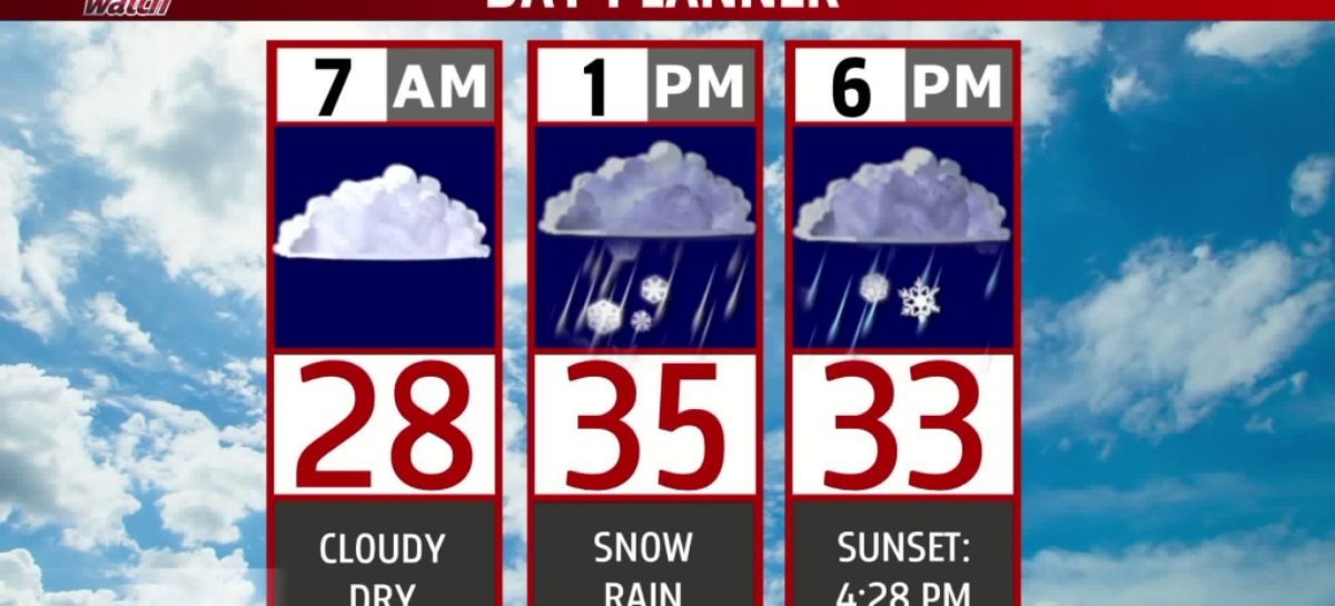 Colder weather, bit of snow headed for New Jersey