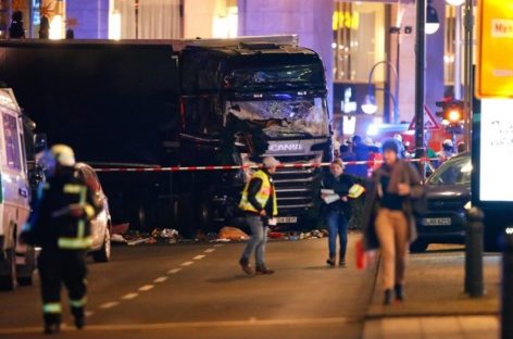 Nine dead as truck ploughs into Berlin Christmas market