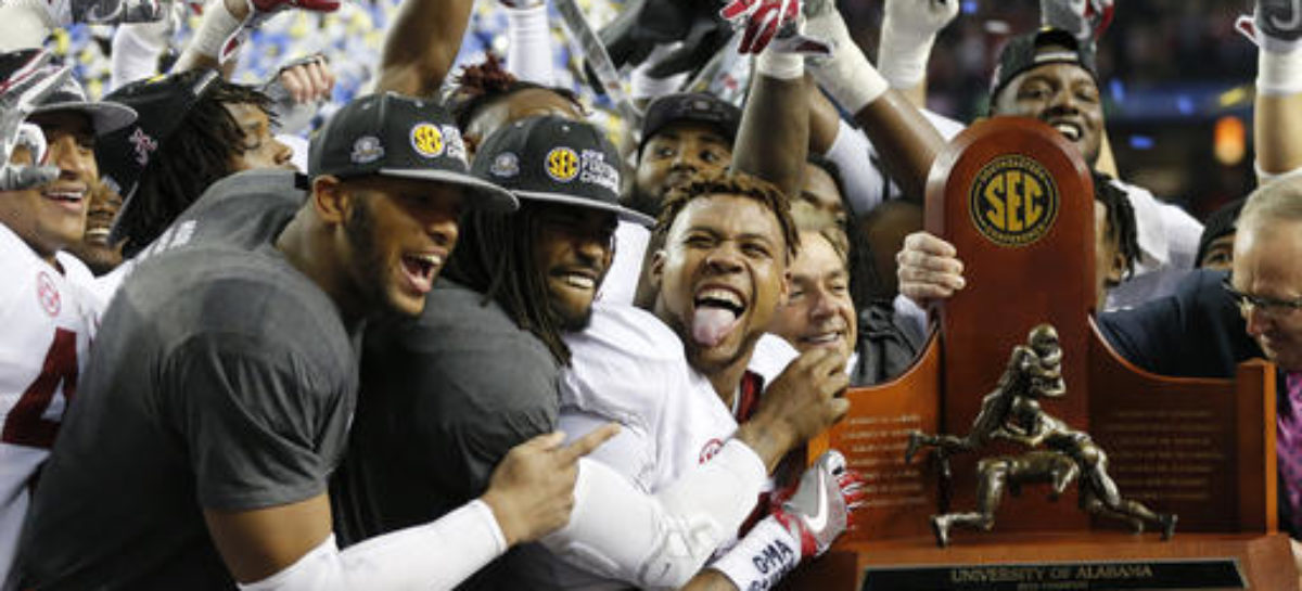 No. 1 Alabama Romps Past Florida 54-16 in SEC Title Game