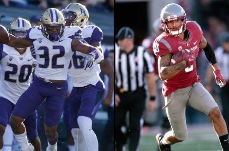 No. 6 Washington tops No. 23 Washington State 45-17