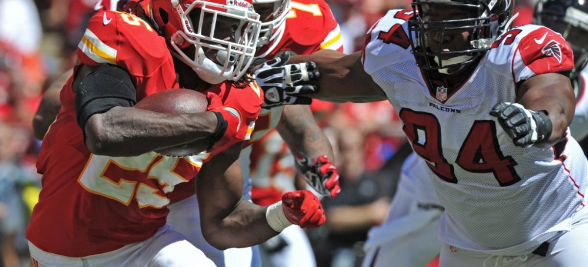 Berry’s 2 picks carry Chiefs to 29-28 win over Falcons